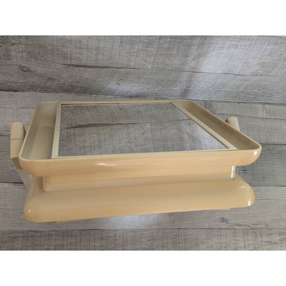 Vintage Touch Easy Beige Swivel Vanity Mirror With Stand - Picture 4 of 6